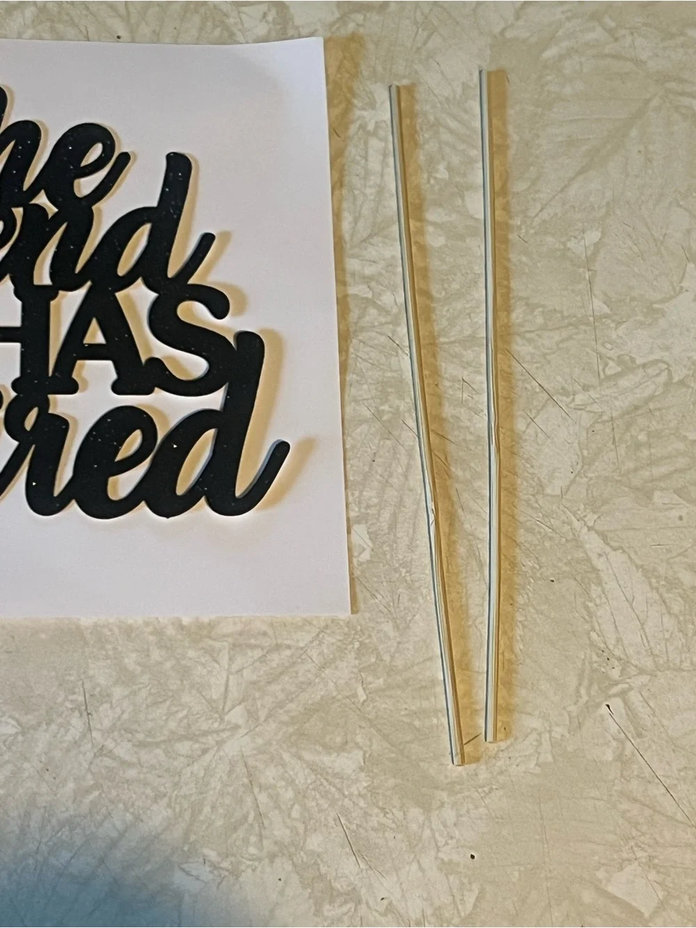 The Legend Has Retired cake toppers
